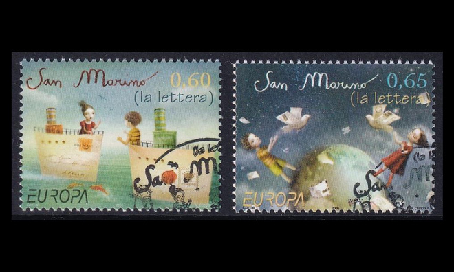 San Marino 2343-4 o Europa kirje (2008)