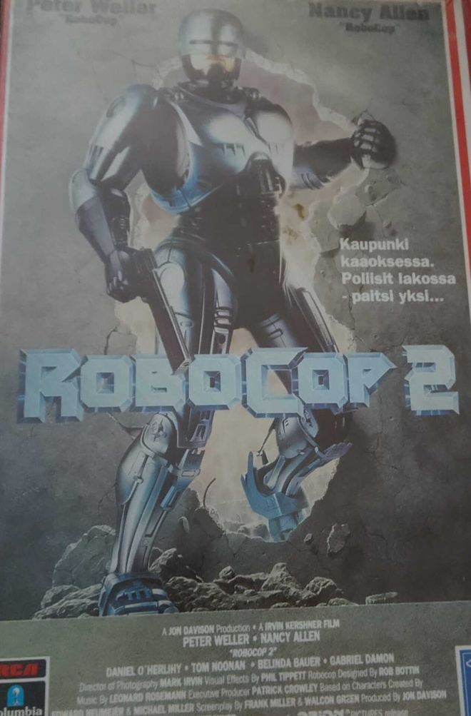Robocop 2 vhs