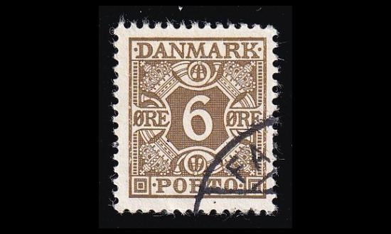 Tanska PORTO_33 o 6 öre oliivi (1937)