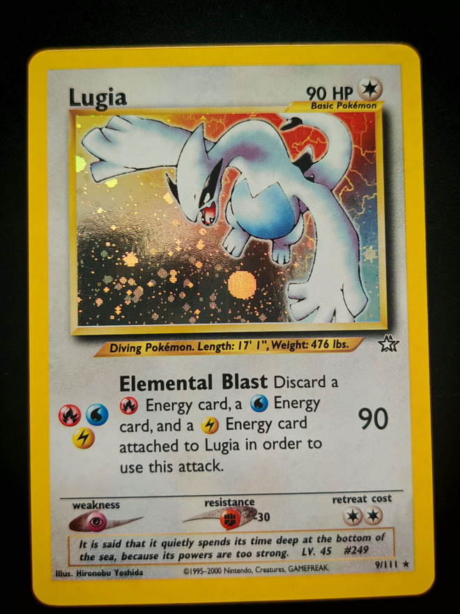 Pokemon kortti Lugia Neo Genesis holo