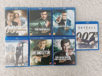 007 James Bond Paketti Blu Ray