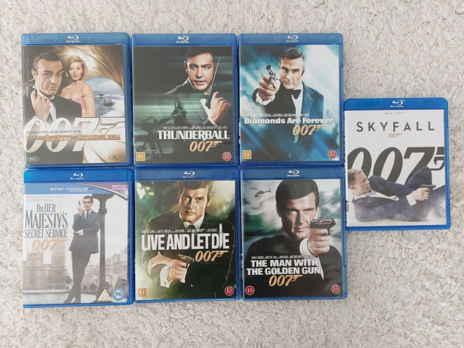 007 James Bond Paketti Blu Ray