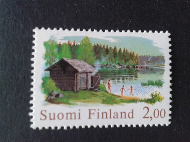 1977 yleismerkki sauna 2mk**