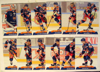 Cardset 2017-18 Tappara 325-336  teamset