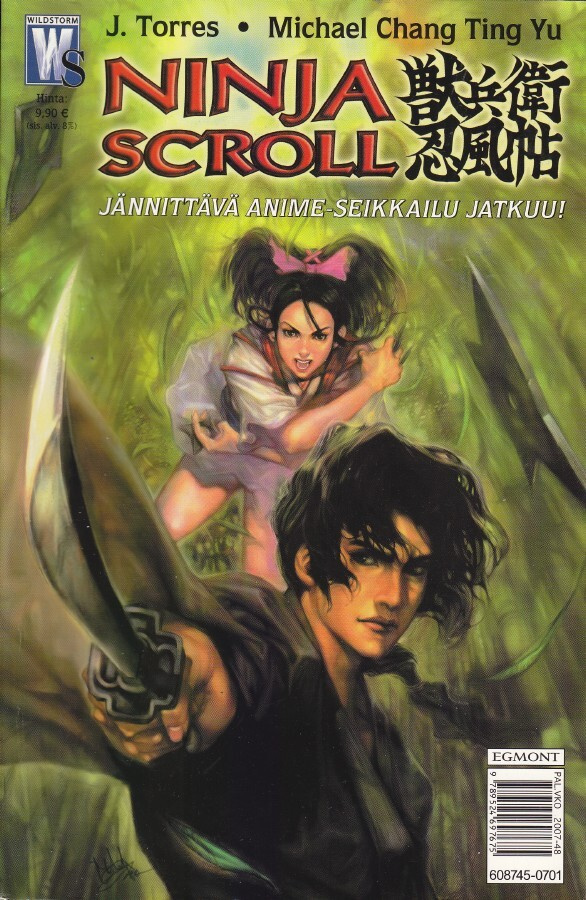Ninja Scroll sarjakuvalehti (Egmont 2007)