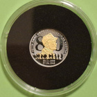 1/10 oz 999 platina raha - 80 rauhan vuotta. - pikkukuva 3