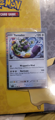 Tornadus #78 Pokemon Black Bolt RARE HOLOGRAPHIC card