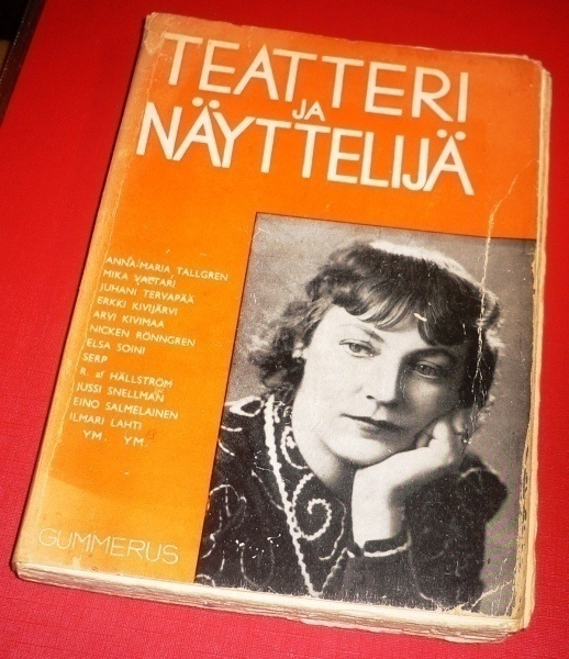 Eino Salmelainen : Teatteri ja näyttelijä  1937 1.p.