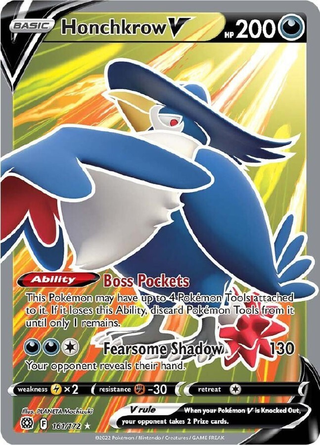 Honchkrow V 161/172 - Brilliant Stars - NM/M
