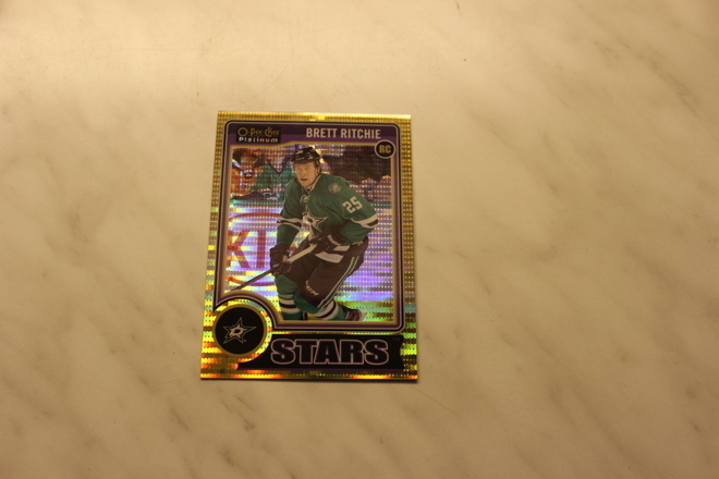 2014-15 O-Pee-Chee Platinum Seismic Gold RC /50 Ritchie