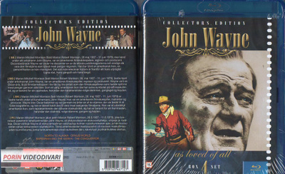 john wayne as loved of all box 4 set (9 170) UUSI -FI- BLU-R