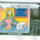 "...JA TÄSSÄ UUTISET:...." -KORTTI / Carte Blanche - pikkukuva 1