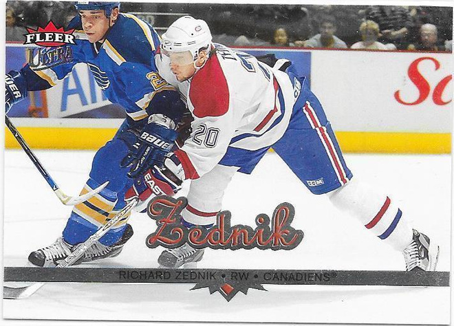2005-06 Ultra #109 Richard Zednik Montreal Canadiens