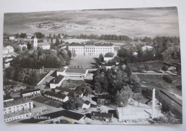 VANHA Postikortti Hamina 1950-l Karhumäki