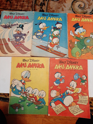 30kpl aku ankka 1964+joulumanteli