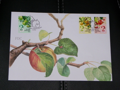 Puutarhan hedelmiä 2014 FDC
