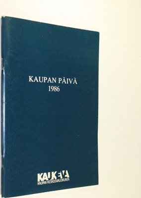 Kaupan keskusvaliokunta : Kaupan päivä 1986