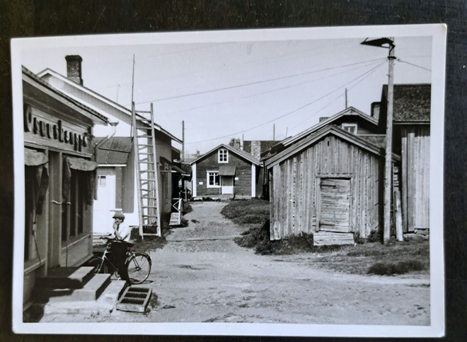 Iin Hamina, Alakuja, kuva 1950-luvulta, valokuvakortti
