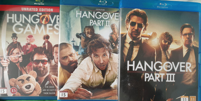 THE HUNGOVER GAMES, HANGOVER 2 & 3 BLU-RAY