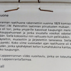 Kermansavi, Liisa Laari, Raatihuone - pikkukuva 4