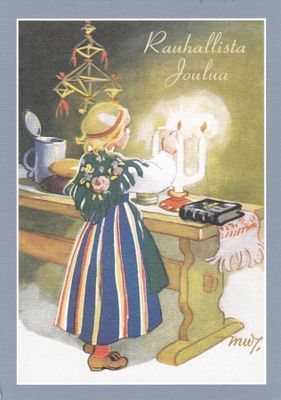 MARTTA WENDELIN - TYTTÖ SYTYTTÄÄ KYNTTILÖITÄ  - 4 ( 776 )