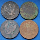 Venäjä 2 kopeekka mix 1811- 1813 (4kpl.) - pikkukuva 2