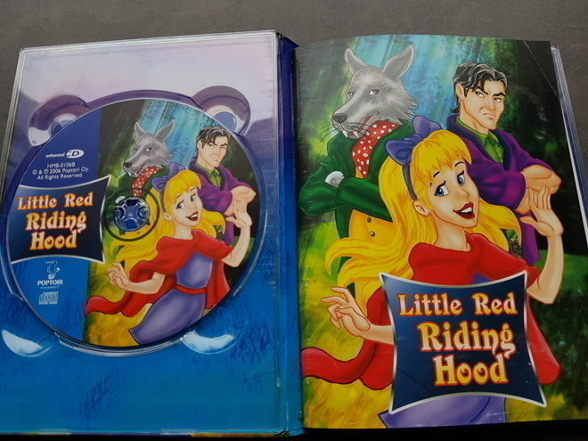 Punahilkka / Little Red Riding Hood kirja + cd/cd-rom + DVD