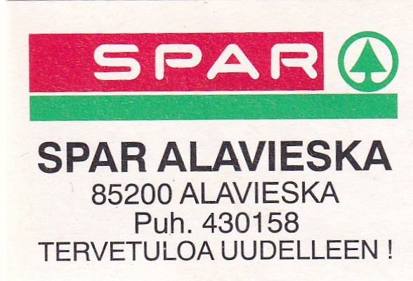 Alavieska, SPAR Alavieska    b591