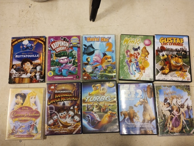 10 kpl DVD kuvia