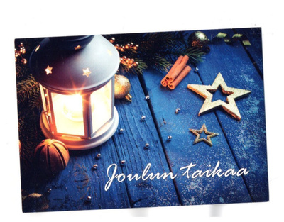 LYHDYN VALOSSA ...°°JOULUN TAIKAA°° -KORTTI / Anki
