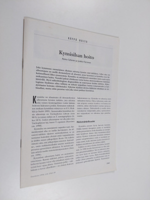 Kynsisilsan hoito