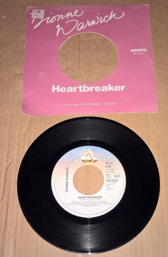DIONNE WARWICK HEARTBREAKER/I CAN´T SEE ANYTHING SINGLE 7"