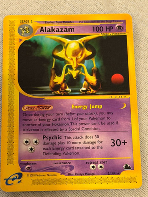 Alakazam 2/144 Non-Holo Rare (Skyridge)