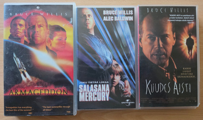 Armageddon / Salasana Mercury / Kuudes Aisti (3xVHS)
