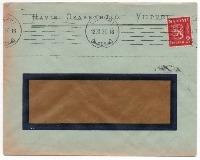 Firmakuori Viipuri Havin osakeyhtiö 1937