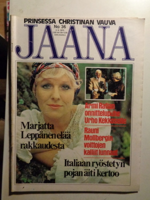 Jaana lehti Nro 36/1975 (16.9)
