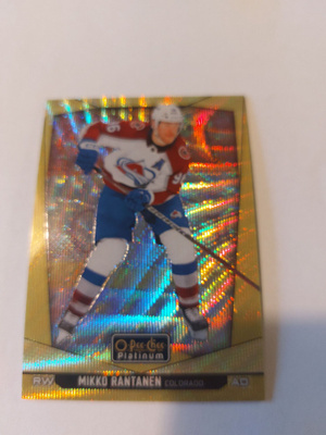 2024-25 OPC Platinum Neon Yellow Surge #196 Mikko Rantanen