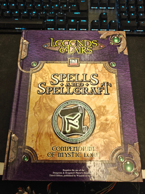 Legends & Lairs - Spells And Spellcraft Compendium Of Mystic