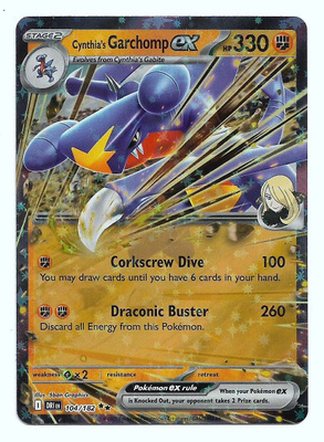 Cynthia´s Garchomp ex 104/182 Pokemon TCG