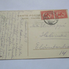 1919 PV30 (Vuoksenniska-Viipuri) vaasalaismerkein kortilla - pikkukuva 2