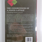 George A. Grätzer : The congruences of a finite lattice :... - pikkukuva 2
