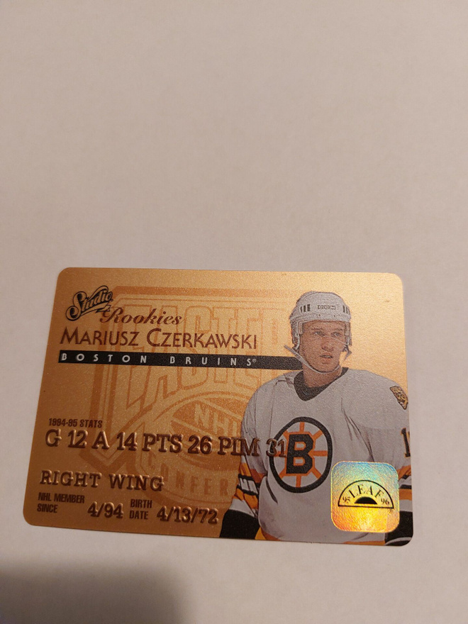 1995-96 Leaf Studio Rookies #17 Mariusz Czerkawski
