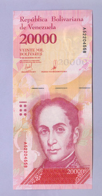 Venezuela 20000 Bolivares v.2017 UNC P-99