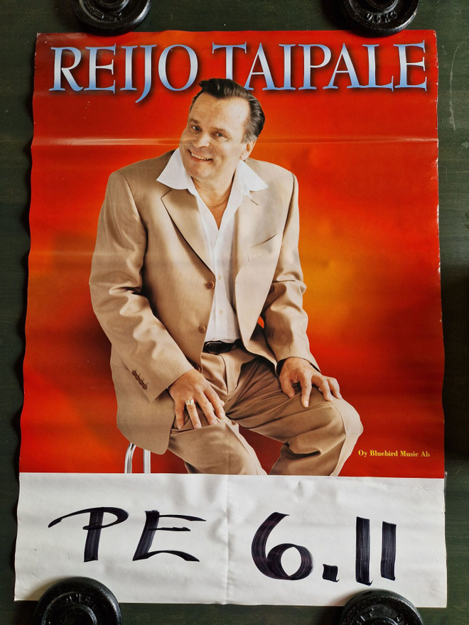 Reijo Taipale Keikkajuliste 27. 69×50cm