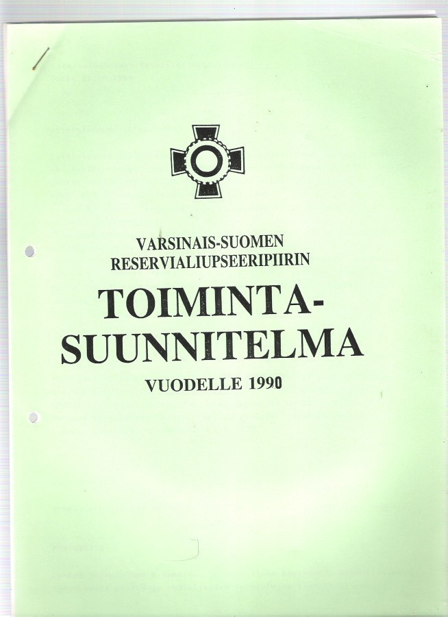 Reservin Aliupseerien Liitto, jäsentiedote ja 3 x toiminta.