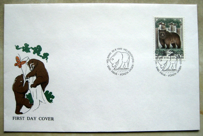 FDC-Karhu 1989 Lapehinta 20,00e (104)