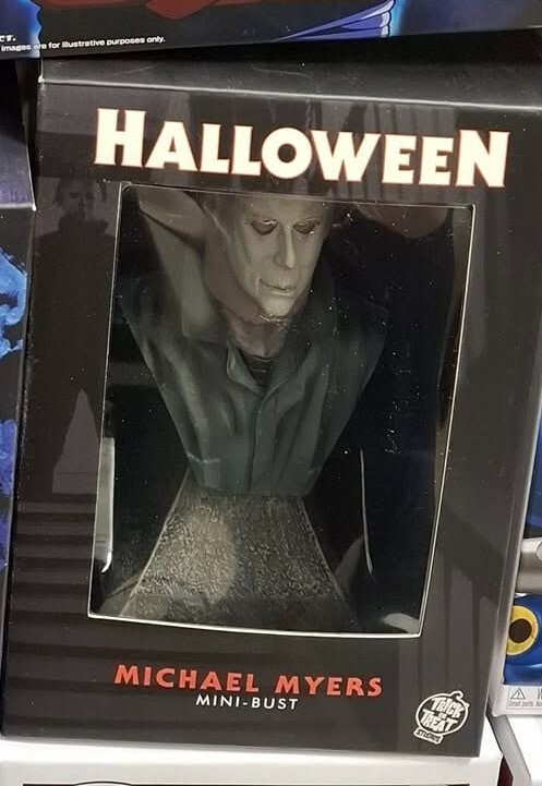 HALLOWEEN MICHAEL MYERS MINI-BUST	(39 508)	n.12cm