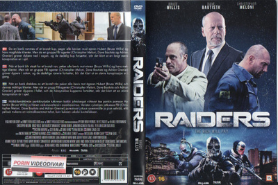 raiders (12 173) k -FI- DVD nordic, bruce willis 2016