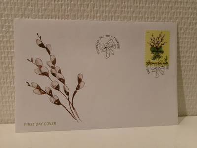FDC- ensipäiväkuori - Virvon varvon  24.2.2017