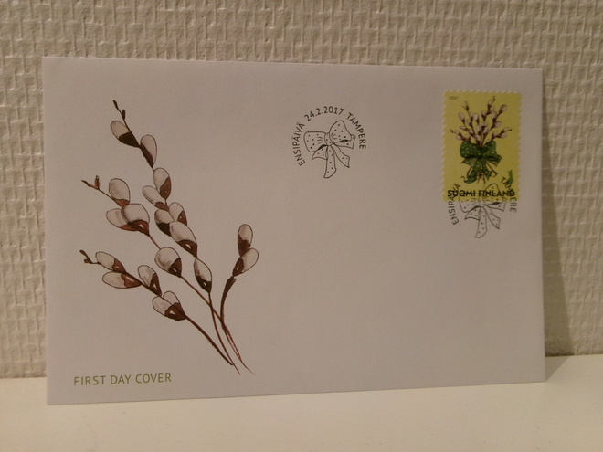 FDC- ensipäiväkuori - Virvon varvon  24.2.2017